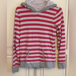 GAP BODY-Gray and Pink Striped Women's long sleeve shirt- size XS/TP
